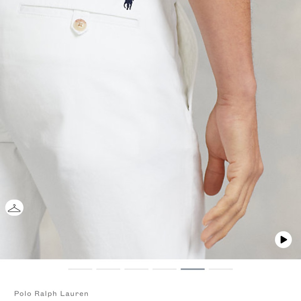 Polo Ralph Lauren Mens Chino Pants Flat Front White Size 36X34 - Picture 3 of 12